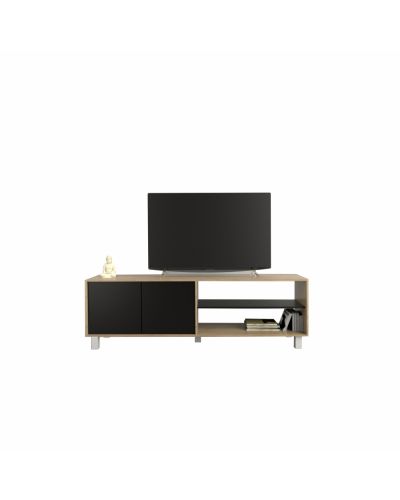 MESA TV TABLES 2 PUERTAS 4100-CON NEGRA