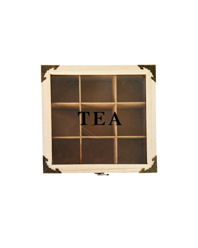CAJA DE TE 9 DIVISIONES TEA ETXE (YL-03)