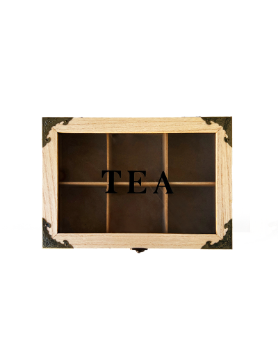 CAJA DE TE 6 DIVISIONES TEA ETXE (YL-03)