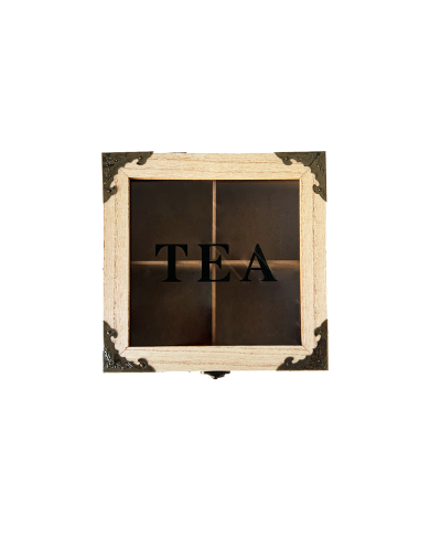 CAJA DE TE 4 DIVISIONES TEA ETXE (YL-03)