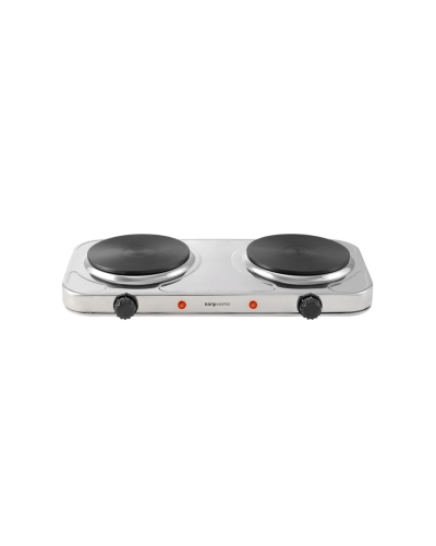 ANAFE ELECTRICO KANJI 2 PLACAS SILVER (KJH-HP2200SSD)