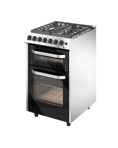COCINA MORELLI DOPPIA 510 DHV DOBLE HORNO LUZ Y ENCENDIDO 51CM