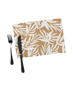 INDIVIDUAL RECTANGULAR LAUREL BLANCO HABANO PVC MR KOOK